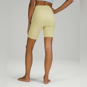 Lululemon Ribbed Contoured High-Rise Short – Dew Green – Size 4